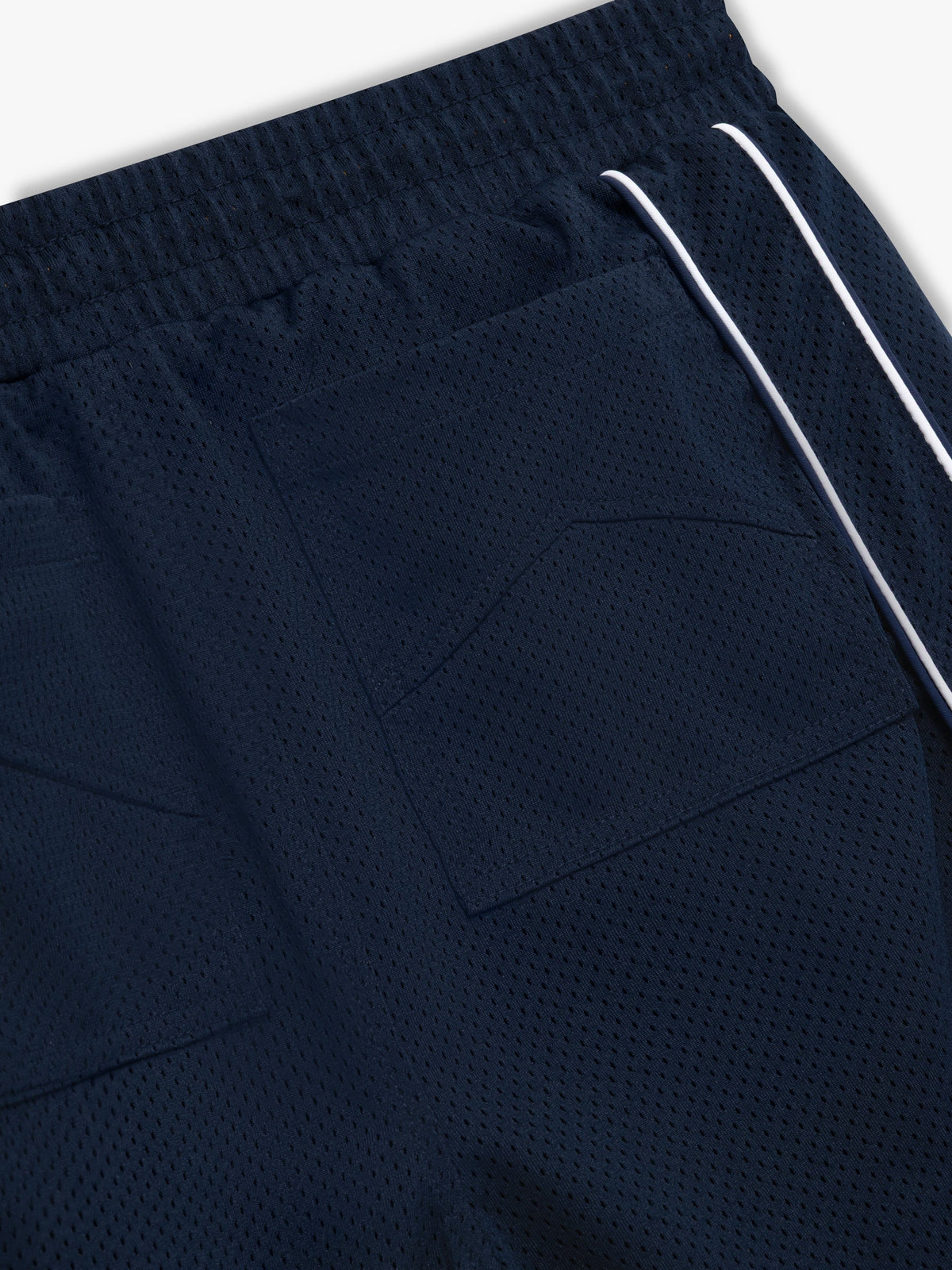 RHUDE MESH PIPING BAGGY TRACK SHORT