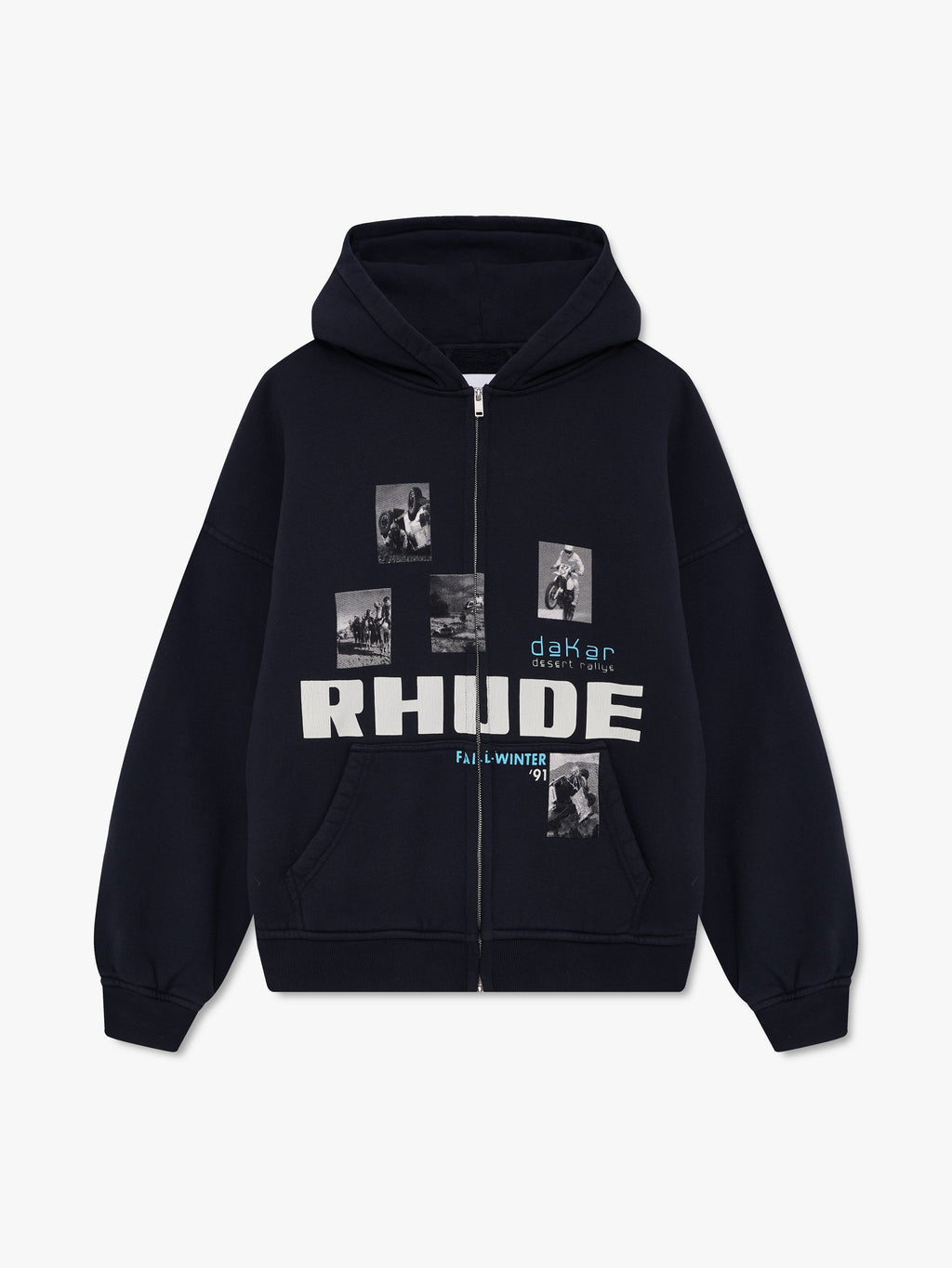 WINTER 91 RALLYE ZIP-UP HOODIE
