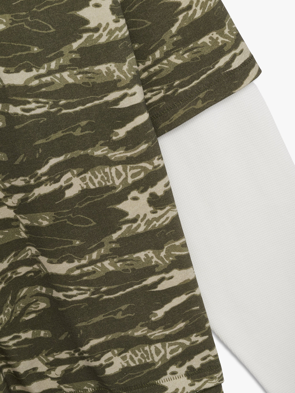 RHUDE TIGER CAMO DOUBLE-LAYERED TEE