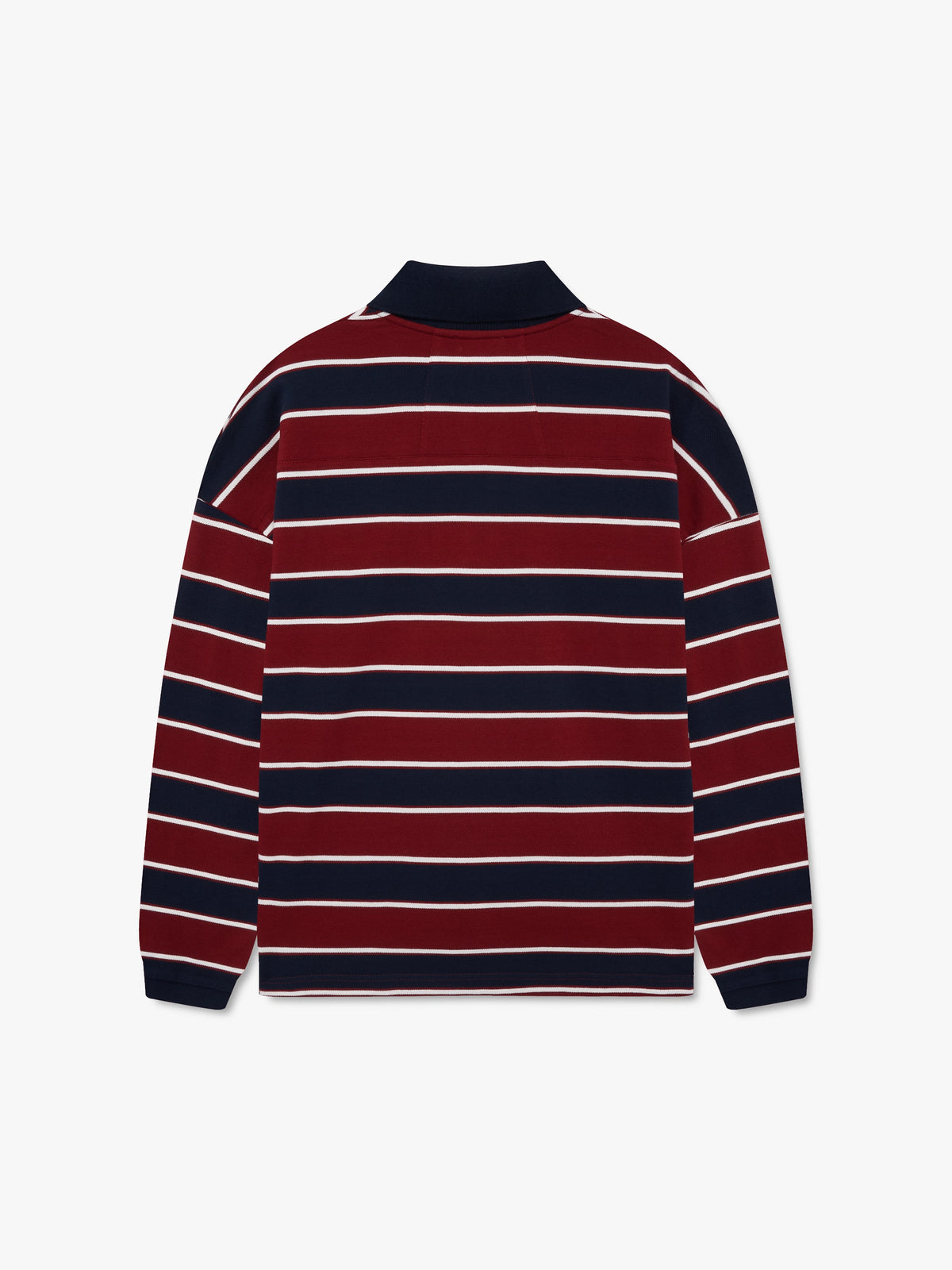 FONTAINE STRIPED LS POLO SHIRT