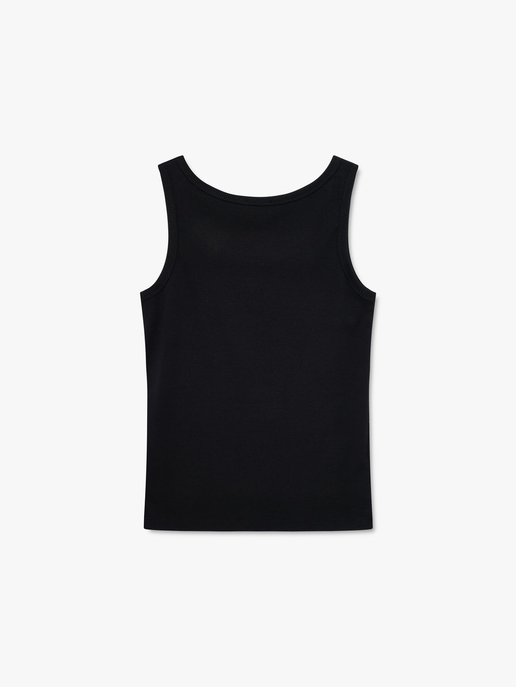 LOGO RIBBED TANK TOP