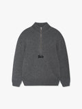 RHUDE QUARTER ZIP KNIT TOP